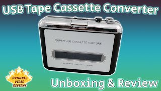 USB Tape Cassette Converter Review 🎧 [upl. by Aehtela]