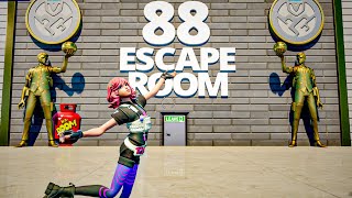 88 Escape Room All Levels Fortnite Tutorial [upl. by Anatsirhc]