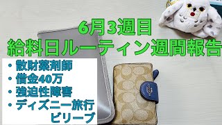 【薬剤師給料日ルーティン】散財薬剤師 給料日ルーティン週間報告 ディズニーアンバサダーホテル旅行 ビリーブ [upl. by Oilut]