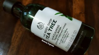 The Body Shop Tea Tree Skin Clearing Facial Wash  Is It good for Acne Prone Skin [upl. by Sloane24]