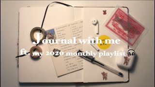 my playlist waiting for Spring 🎧  🦋journal with me🦋 [upl. by Yelahs]