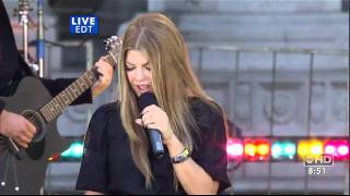 Fergie  Big Girls Dont Cry Live HQ good morning america 052507 [upl. by Sikras]