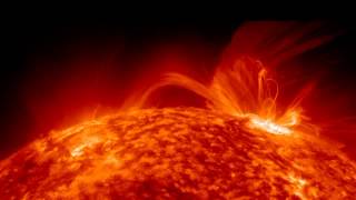 M69 class solar flare  NASA images of beautiful magnetic loops  July 8 amp 9 2012  Video Vax [upl. by Twyla]