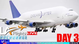 🔴LIVE Anchorage Airport ACTION  Ted Stevens Intl LIVE [upl. by Rajiv]