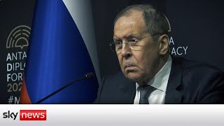 Ukraine War Lavrov insists Russia has not invaded Ukraine [upl. by Nora880]