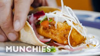 How To Make Crispy Baja Fish Tacos [upl. by Sellma]