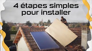 4 étapes pour installer un chauffeeau solaire en boucle fermée pressurisée [upl. by Nalor]