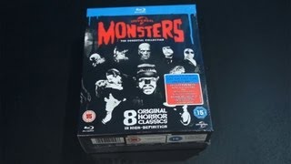 Universal Monsters The Essential Collection Bluray UK  Unboxing [upl. by Aleit420]