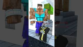 Buff Herobrine Baby Zombie Scare Pillager Scare Mikey ⌚ Baby zombie minecraft animations [upl. by Peder]