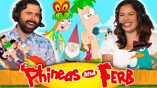 We Watched PHINEAS AND FERB EPISODE 1 AND 2 For the FIRST TIME BACKYARD BEACH amp ROLLERCOASTER [upl. by Arissa674]