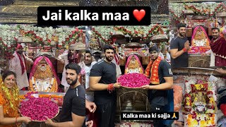 Jai kalka maa ❤️  kalka maa ki sajja  jatinmalik [upl. by Ecienaj]