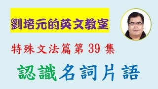 「英文特殊文法篇」第39集：認識名詞片語 附10個例句 [upl. by Annairoc854]