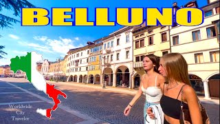 ITALY 🇮🇹 BELLUNO AMAZING VIRTUAL WALK VENETO 4K TOUR [upl. by Zetnod445]