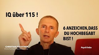 6 Anzeichen dass DU hochbegabt bist [upl. by Kaufman]