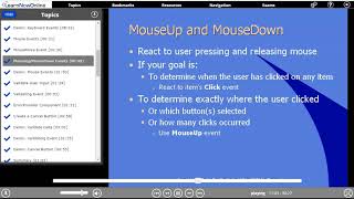 VB  MouseUp and MouseDown [upl. by Scrivens]