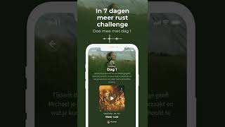 Start met dag 1 van de In 7 dagen meer rust challenge [upl. by Enomar]