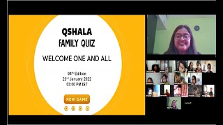 QShala Family Quiz 23rd January 2022 featuring Amar Chitra Katha Familyquiz Quiz QShala Puzzles [upl. by Brelje775]