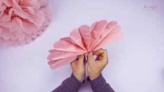 PomPom Anleitung zum auffalten  PomPom Tutorial [upl. by Ahsiad786]