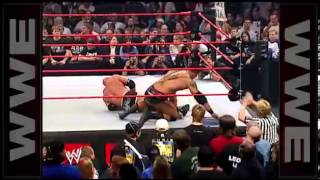 Batista attacks Goldberg for the 100000 bounty Raw Oct 20 2003 [upl. by Anahoj]