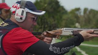 Sesion de tiro al plato Clay pigeon shooting session [upl. by Ailed]