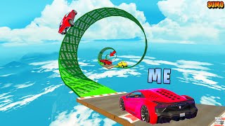 GTA 5 हिंदी Funny Moment In Parkour Race  86798 Quite After Do This [upl. by Navap]