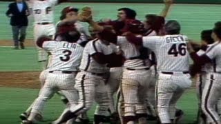 1980 WS Gm6 McGraw fans Wilson Phils win series [upl. by Hpotsirhc967]