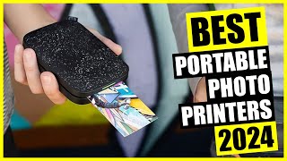 TOP Best Portable Photo Printer 2024 [upl. by Jeremie]