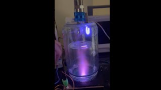 Magnetron sputtering deposition with DIY vacuum chamber and DC step up converter [upl. by Nev]