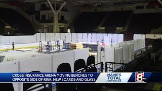 Cross Insurance Arena getting facelift before hockey season [upl. by Mil]