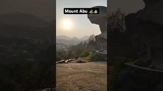 Mount Abu view from Toad Rock 🏕️⛰️enjoy life in mountains live happy youtubeshorts viral [upl. by Falo46]