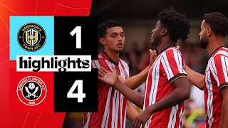 Harrogate Town 14 Sheffield United  Preseason highlights [upl. by Towers]