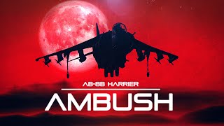 AV8B Harrier Night Attack Ambush  Multirole Attack  Digital Combat Simulator  DCS [upl. by Cinelli974]