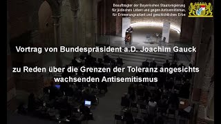 Reden über die Grenzen der Toleranz angesichts wachsenden Antisemitismus  Bayern [upl. by Rehpotsirc]