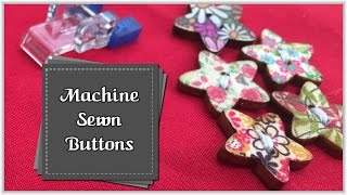 A Beginners Guide to Sewing Buttons by Machine  by Babs Rudlin at Fiery Phoenix [upl. by Euhc]