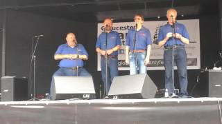 Gloucester Shanty Festival 2016 Portsmouth Shantymen 1 [upl. by Boyes7]