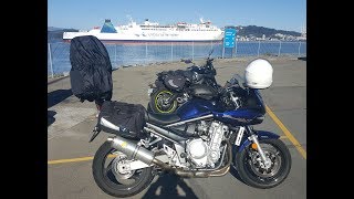 Cook Strait Ferry on a Motorcycle [upl. by Ariamo]