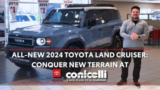 Unveiling the 2024 Land Cruiser A Heritage Redesign You Wont Believe at Conicelli Toyota [upl. by Ttenaj]