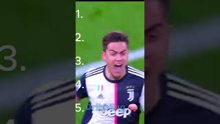 DYBALA BEST 5 GOALS Unique Edition [upl. by Brittni]