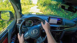 2021 Lexus LX 570  POV Test Drive Binaural Audio [upl. by Olympium493]