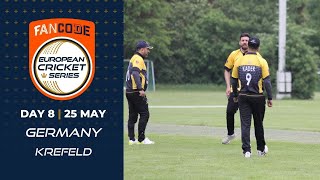 🔴 FanCode European Cricket Series Germany Krefeld Day 8  Cricket Live Germany Stream [upl. by Keene]