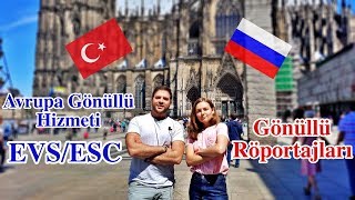 Almanyada EVSESC Gönüllüsü Olmak To Be EVSESC Volunteer in Germany [upl. by Varini]