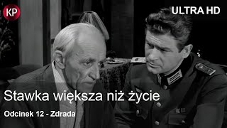 Stawka Większa Niż Życie 1968  4K  Odcinek 12  Kultowy Polski Serial  Hans Kloss  Za Darmo [upl. by Mellicent875]