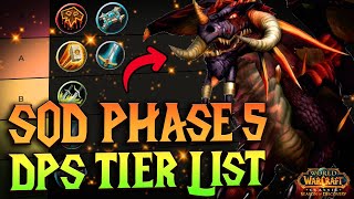 Best DPS Classes in SoD Phase 5  DPS tier list [upl. by Euqinommod]