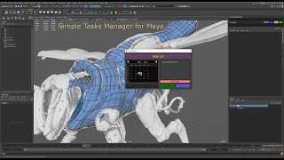 Tasks Manager for Maya Python Script [upl. by Conyers]