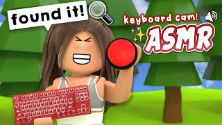 Find The Button but its KEYBOARD ASMR ROBLOX [upl. by Atsyrhc]