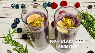 Fig Black Plum Smoothie  Fig and Indian Black Plum JamunNjaval Smoothie  Breakfast Smoothie [upl. by Derfniw]