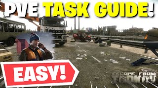 Escape From Tarkov PVE  Solo PVE Task Guide For Bullsht  Skier Customs Task [upl. by Ertsevlis289]