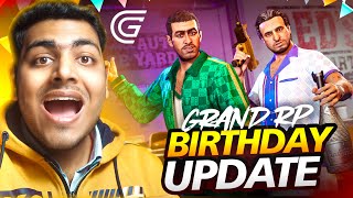 Celebrating Grand RPs Birthday In GTA 5 RP  Mega Update  GTA 5 Grand RP 51 [upl. by Crelin]