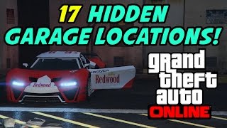 17 Hidden Garage Locations In GTA Online  GTA Tips and Tricks Series [upl. by Ardy400]