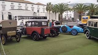 Madeira classic car revival Festival of old cars exhibition in Funchal Portugal 2024 [upl. by Aidil346]